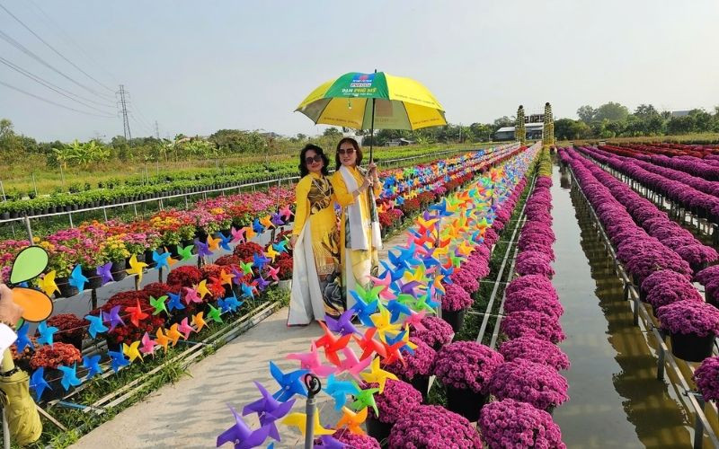 Làng hoa Sa Đéc rực rỡ - Điểm check-in mùa xuân miền Tây